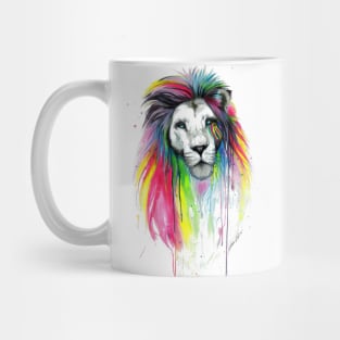 Lion In Watercolour Mug